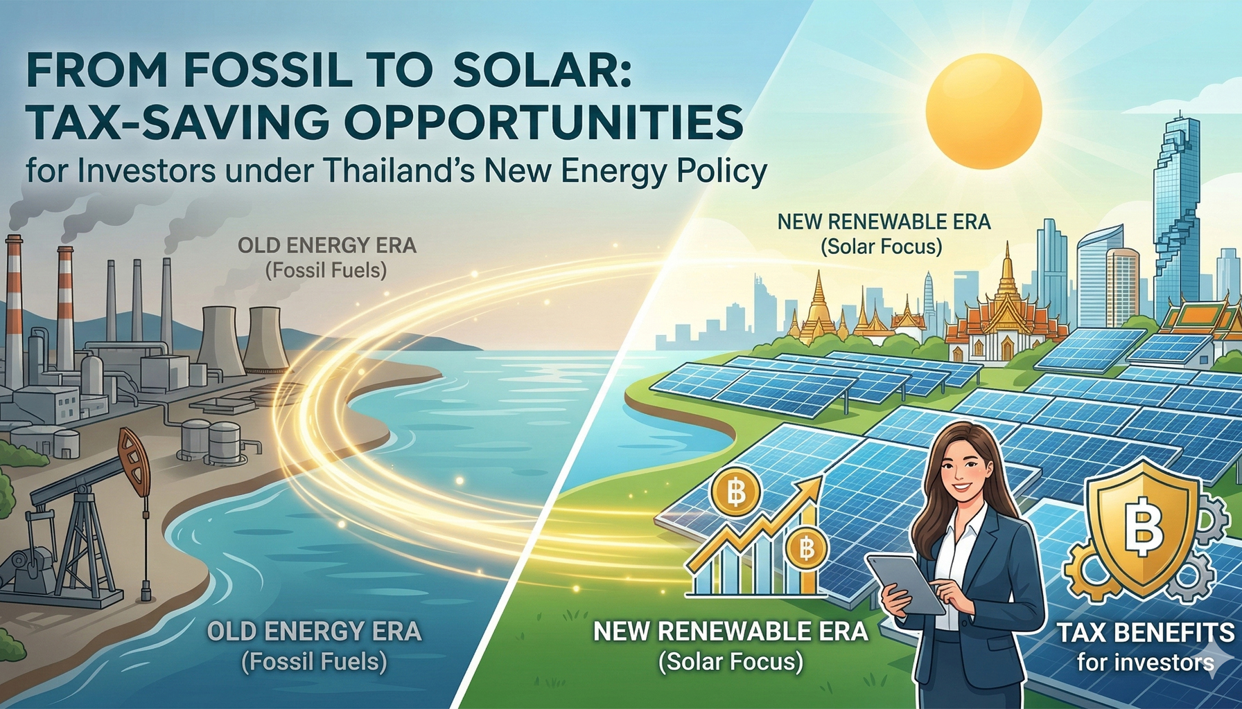 From Fossil to Solar: Tax-Saving Opportunities for Investors under Thailand’s New Energy Policy